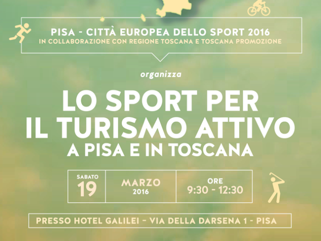 Convegno: Lo sport per il turismo attivo a Pisa e in Toscana