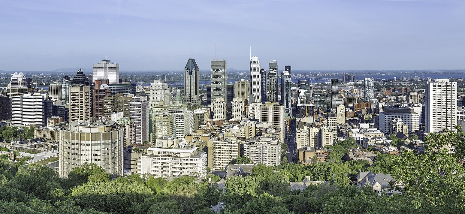 Montreal_Skyline_from_Mont_Royal Skyline Montreal